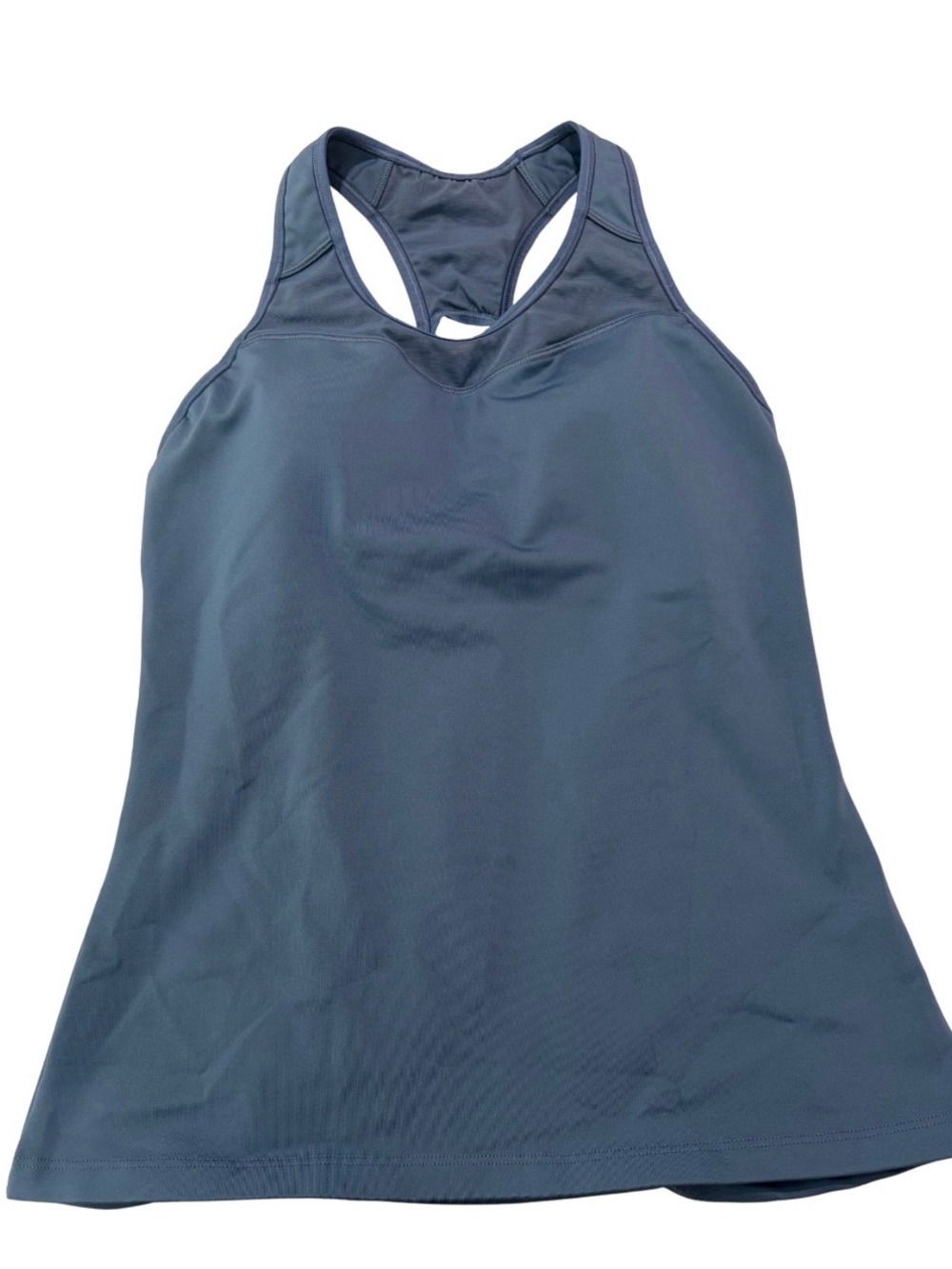 Athleta Dusty Blue Performance Tank Built in Bra